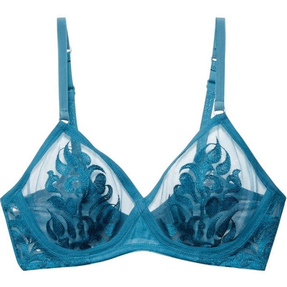 (SOLD) LA PERLA Tribal Dream Sheer Bra, 36D, NWT - Picture 4 of 4